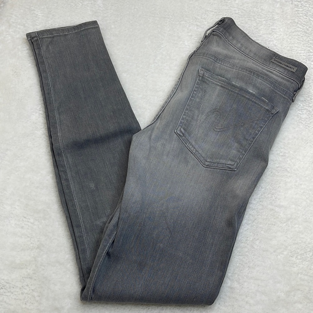 Citizens of Humanity Avedon Low Rise Skinny Leg Gray wash Size 30